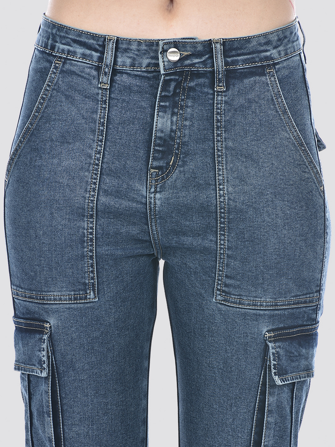 Numero Uno Women Blue Tapered Fit Sustainable Jeans